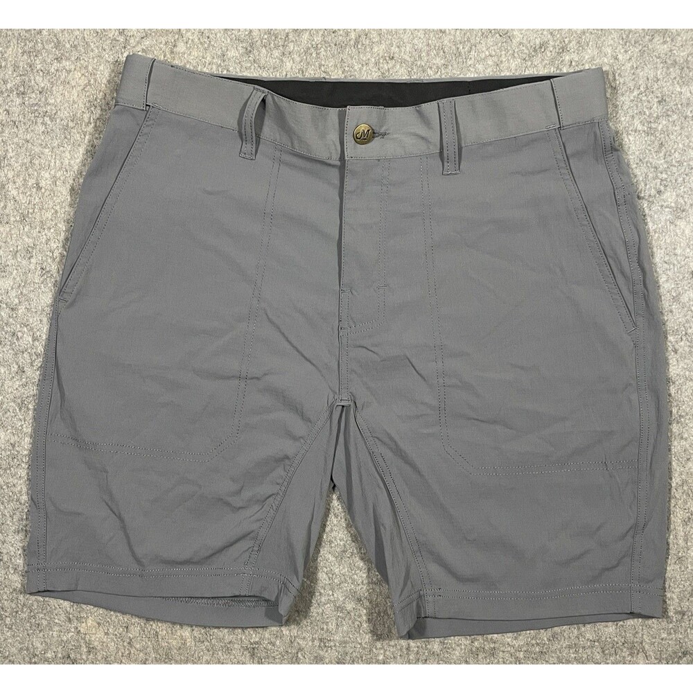 NWT Marsh Wear Waterfront Gray Shorts Style MWS3004 Mens Size 32 8" Inseam